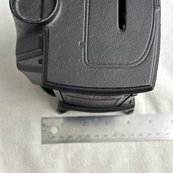 Vermont Castings Cast Iron Intrepid Wood Burning Stove Coin Still Bank - Picture 8 of 8